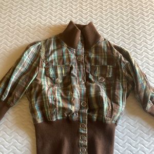 Brown chic jacket vintage